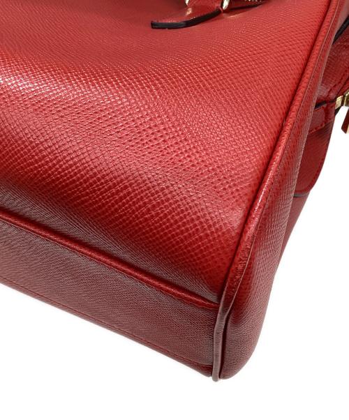 serapian（セラピアン）serapian (セラピアン) ミニボストンバッグ レッドの古着・服飾アイテム