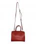 serapian (セラピアン) ミニボストンバッグ レッド：13000円