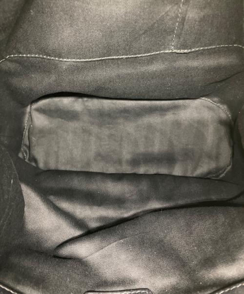 HELEN KAMINSKI（ヘレンカミンスキー）HELEN KAMINSKI (ヘレンカミンスキー) Tinia ラフィア×レザー デイパック ブラックの古着・服飾アイテム