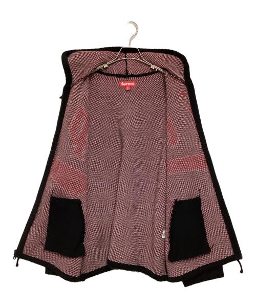 SUPREME（シュプリーム）Supreme (シュプリーム) Accent Brushed Zip Up Hooded Sweater ブラック サイズ:XLの古着・服飾アイテム