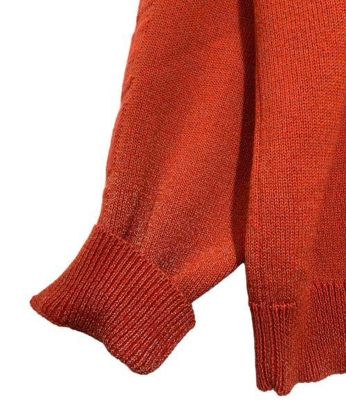 SUPREME（シュプリーム）Supreme (シュプリーム) Reflective Sweater オレンジ サイズ:Lの古着・服飾アイテム