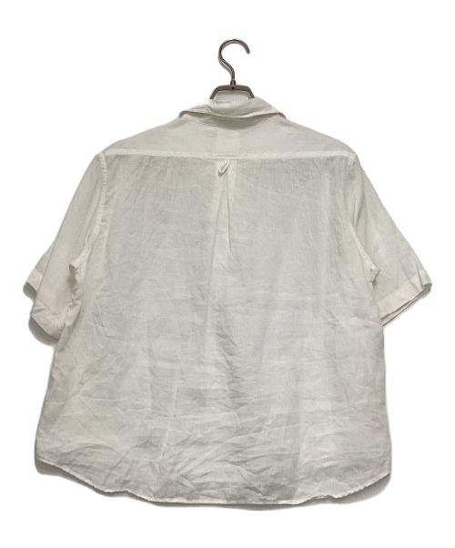 DANTON（ダントン）DANTON (ダントン) リネン プルオーバーワークシャツ ホワイト サイズ:36の古着・服飾アイテム