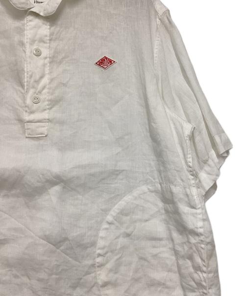 DANTON（ダントン）DANTON (ダントン) リネン プルオーバーワークシャツ ホワイト サイズ:36の古着・服飾アイテム