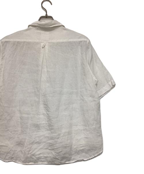 DANTON（ダントン）DANTON (ダントン) リネン プルオーバーワークシャツ ホワイト サイズ:36の古着・服飾アイテム