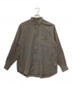 COMOLIコモリ）の古着「ヨリ杢シャツ」｜グレー
