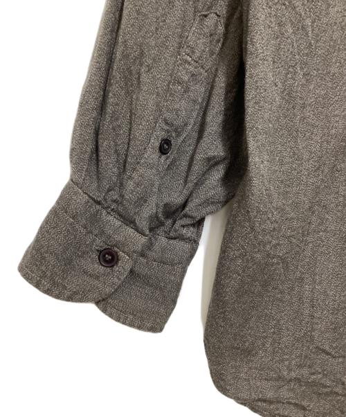 COMOLI（コモリ）COMOLI (コモリ) ヨリ杢シャツ グレー サイズ:2の古着・服飾アイテム