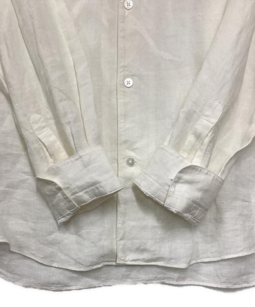 UNITED ARROWS TOKYO（ユナイテッドアローズトウキョウ）UNITED ARROWS TOKYO (ユナイテッドアローズトウキョウ) LIBECO リネン オープンカラーシャツ ホワイト サイズ:XLの古着・服飾アイテム