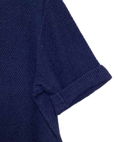 TOMORROW LAND tricot（トゥモローランド トリコ）TOMORROW LAND tricot (トゥモローランド トリコ) コットンリネン クルーネックプルオーバー ネイビー サイズ:Mの古着・服飾アイテム
