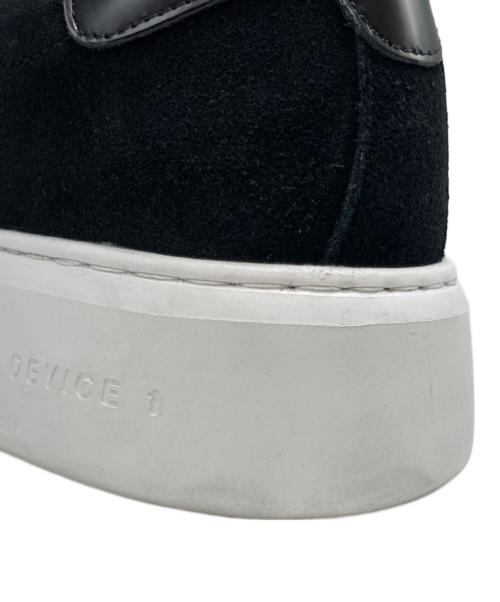 DEVICE1（デバイスワン）device1 (デバイスワン) スリッポン ブラック サイズ:26.5の古着・服飾アイテム