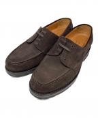 Jalan Sriwijayaジャランスリウァヤ）の古着「Uチップスウェードシューズ」｜ブラウン