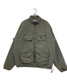 HELLRAZOR（ヘルレイザー）の古着「REVERSIBLE ARMY CARGO PUFF JACKET」｜グレー