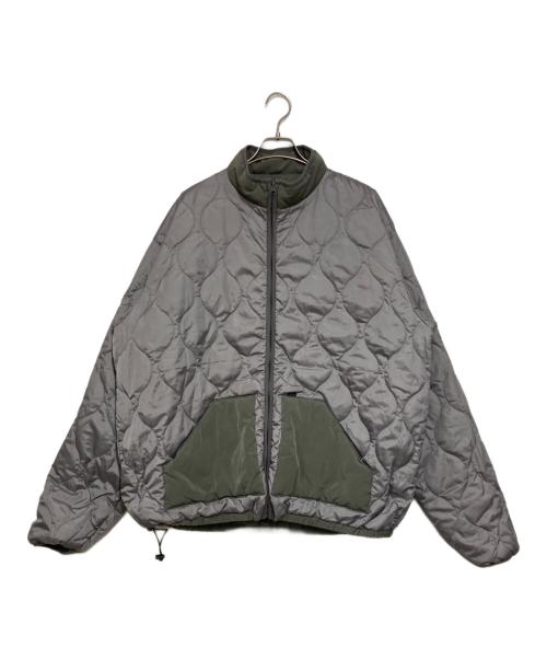 HELLRAZOR（ヘルレイザー）HELLRAZOR (ヘルレイザー) REVERSIBLE ARMY CARGO PUFF JACKET グレー サイズ:XXLの古着・服飾アイテム