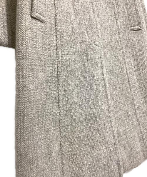 BURBERRY LONDON（バーバリーロンドン）BURBERRY LONDON (バーバリーロンドン) カシミヤ混Aラインスタンドカラーコート グレー サイズ:40の古着・服飾アイテム