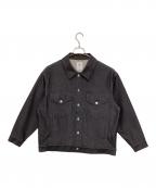 J.PRESSジェイプレス）の古着「KANEMASA TRUCKER DENIM JACKET」｜ブラック
