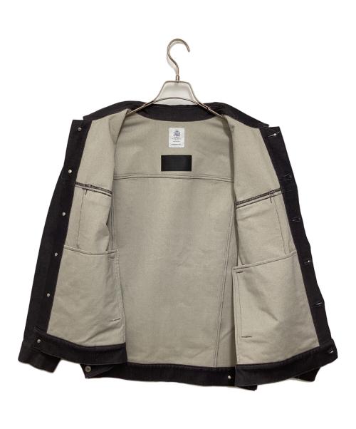 J.PRESS（ジェイプレス）J.PRESS (ジェイプレス) KANEMASA TRUCKER DENIM JACKET ブラック サイズ:Sの古着・服飾アイテム