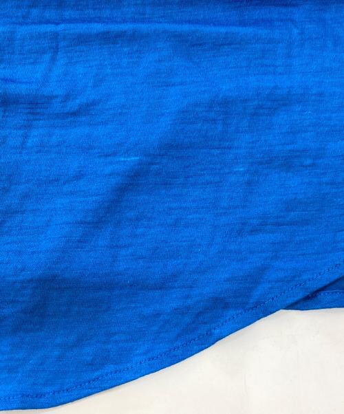 KANEMASA PHIL.（カネマサフィル）KANEMASA PHIL. (カネマサフィル) 28G Atmosphere Ramie S/S Shirt ブルー サイズ:Lの古着・服飾アイテム