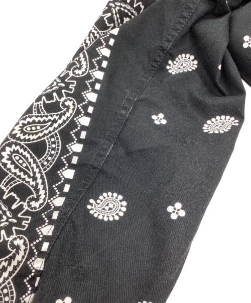 sacai（サカイ）sacai (サカイ) アーカイブ プリント ミックス ジャケット ブラック×ネイビー サイズ:3の古着・服飾アイテム