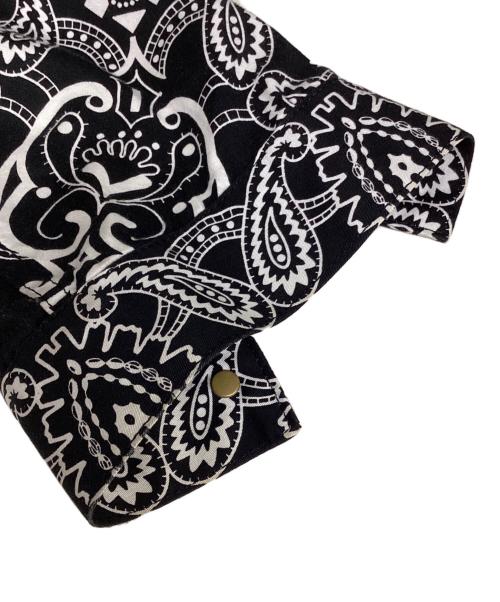 sacai（サカイ）sacai (サカイ) アーカイブ プリント ミックス ジャケット ブラック×ネイビー サイズ:3の古着・服飾アイテム