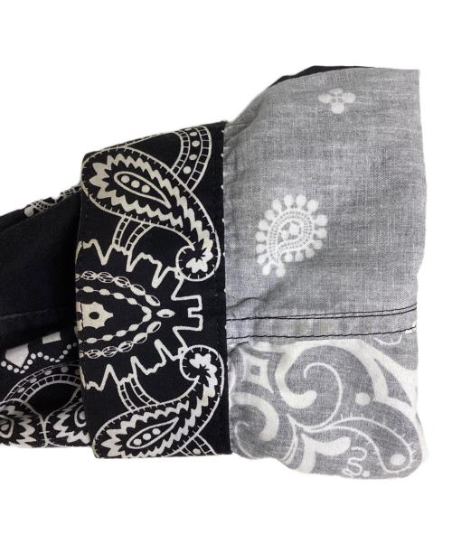 sacai（サカイ）sacai (サカイ) アーカイブ プリント ミックス ジャケット ブラック×ネイビー サイズ:3の古着・服飾アイテム