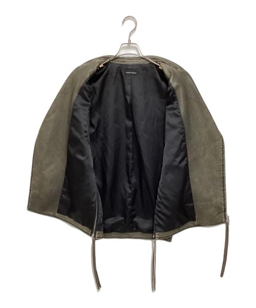 MAISON SPECIAL（メゾンスペシャル）MAISON SPECIAL (メゾンスペシャル) Vegan Leather Riders Gilet グレー サイズ:Freeの古着・服飾アイテム