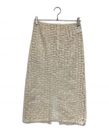 JOURNAL STANDARD relume（ジャーナルスタンダード レリューム）の古着「フラワーレースナロースカート」｜アイボリー