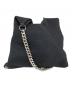 MM6 Maison Margiela（エムエムシックスメゾンマルジェラ）の古着「メッシュトライアングルチェーンショルダーバッグ」｜ブラック