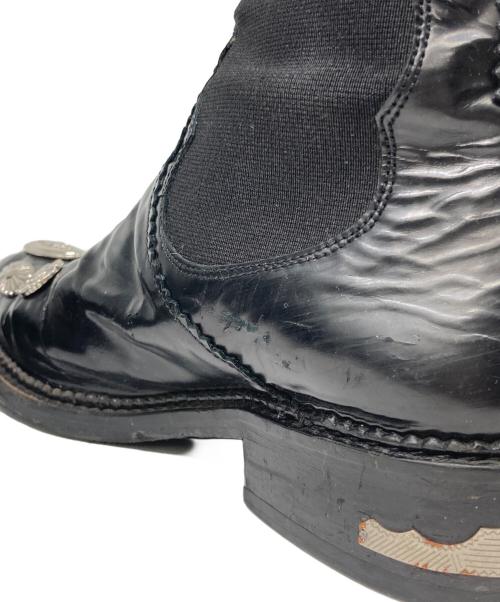 TOGA PULLA（トーガ プルラ）TOGA PULLA (トーガ プルラ) サイドゴアブーツ ブラック サイズ:38の古着・服飾アイテム