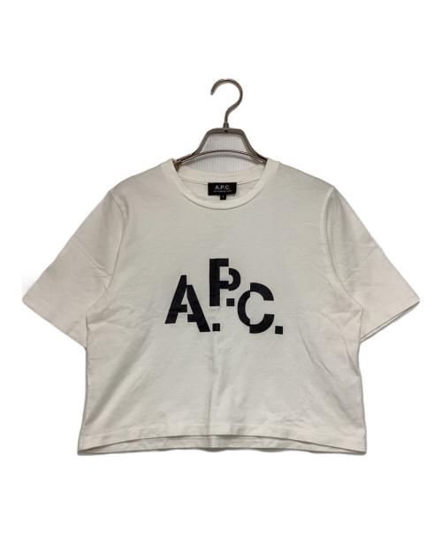A.P.C.（アーペーセー）A.P.C. (アーペーセー) IENA (イエナ) クロップドＴシャツ ホワイト サイズ:Sの古着・服飾アイテム