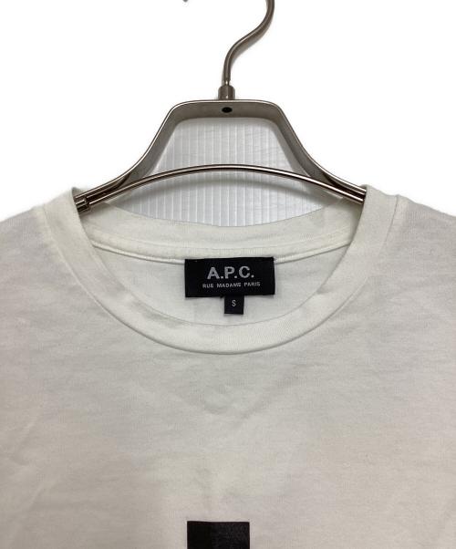 A.P.C.（アーペーセー）A.P.C. (アーペーセー) IENA (イエナ) クロップドＴシャツ ホワイト サイズ:Sの古着・服飾アイテム