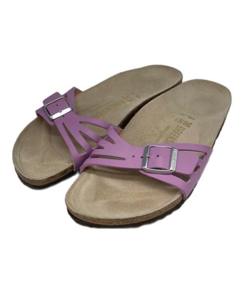 BIRKENSTOCK（ビルケンシュトック）BIRKENSTOCK (ビルケンシュトック) サンダル パープル×ベージュ サイズ:38の古着・服飾アイテム