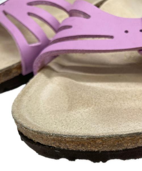 BIRKENSTOCK（ビルケンシュトック）BIRKENSTOCK (ビルケンシュトック) サンダル パープル×ベージュ サイズ:38の古着・服飾アイテム