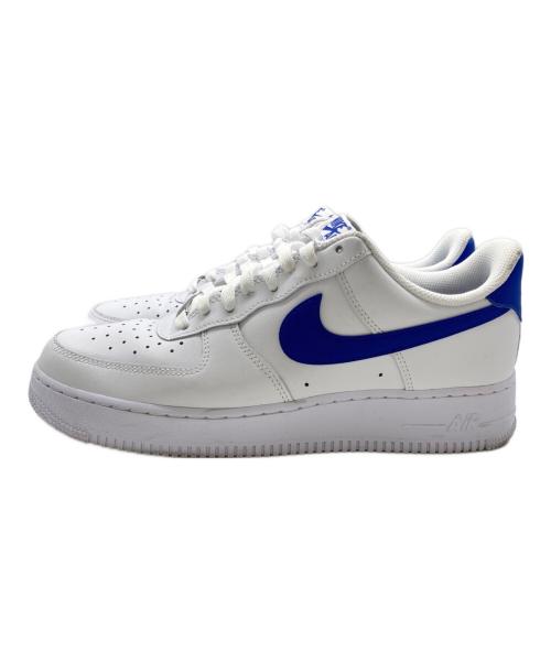 NIKE（ナイキ）NIKE (ナイキ) Air Force 1 '07 ホワイト×ブルー サイズ:US9.5の古着・服飾アイテム
