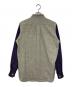 COMME des GARCONS HOMME (コムデギャルソン オム) アーム切替ベストプリントニットシャツ グレー×パープル サイズ:Free：15000円