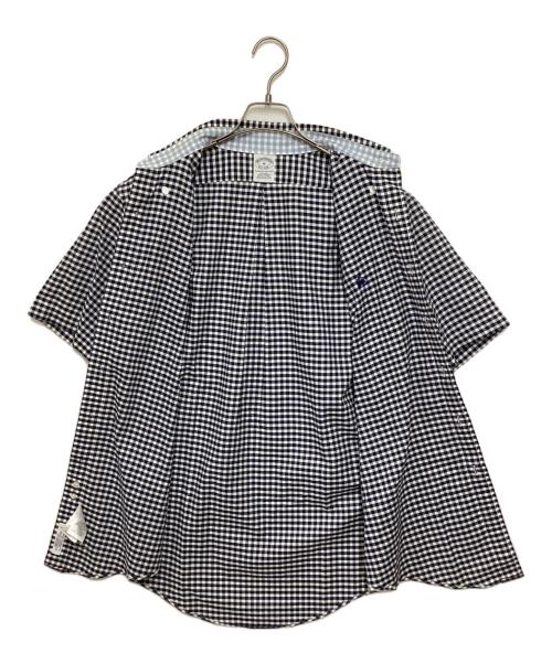 BROOKS BROTHERS（ブルックスブラザーズ）BROOKS BROTHERS (ブルックスブラザーズ) S/Sギンガムチェックシャツ ホワイト×ブルー サイズ:Mの古着・服飾アイテム