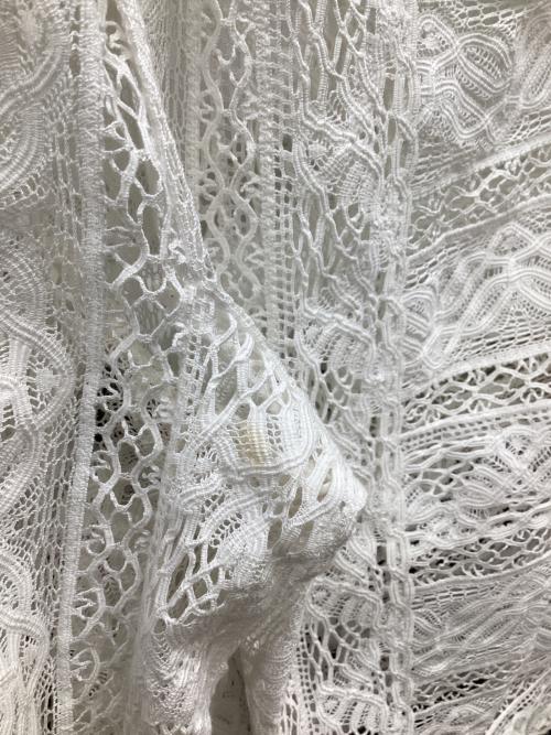 MUSE de Deuxieme Classe（ミューズ ドゥーズィエム クラス）MUSE de Deuxieme Classe (ミューズ ドゥーズィエム クラス) レースブラウス ホワイト サイズ:Freeの古着・服飾アイテム