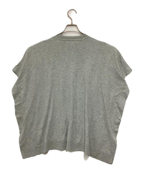ENFOLD（エンフォルド）ENFOLD (エンフォルド) ROUND-HEM PULLOVERノースリーブカットソー グレー サイズ:38の古着・服飾アイテム