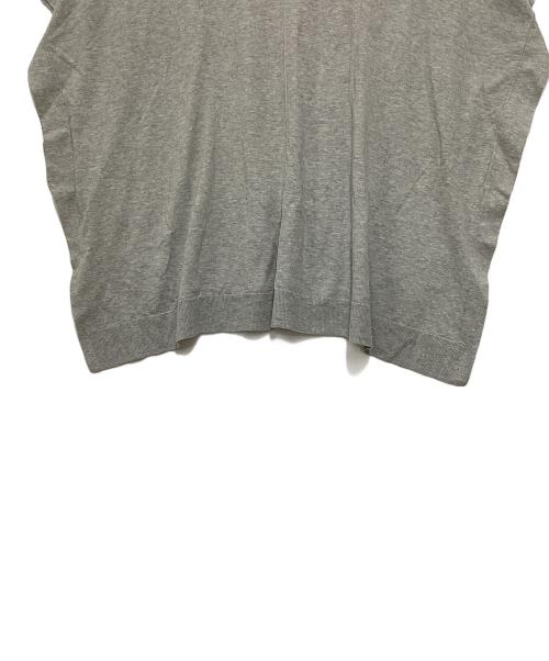 ENFOLD（エンフォルド）ENFOLD (エンフォルド) ROUND-HEM PULLOVERノースリーブカットソー グレー サイズ:38の古着・服飾アイテム