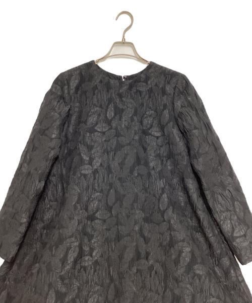 COMME des GARCONS（コムデギャルソン）COMME des GARCONS (コムデギャルソン) 裾ボリュームジャガードドレス ブラック サイズ:XS 未使用品の古着・服飾アイテム