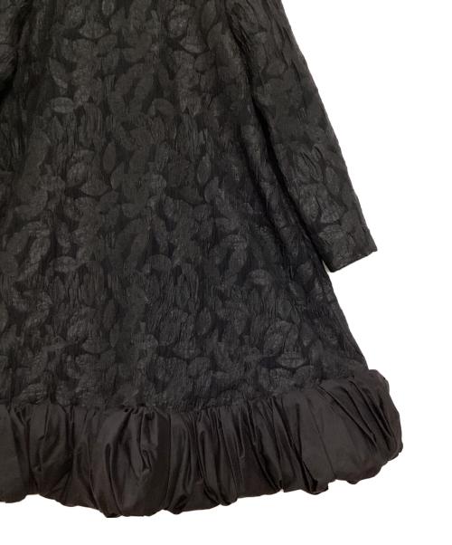 COMME des GARCONS（コムデギャルソン）COMME des GARCONS (コムデギャルソン) 裾ボリュームジャガードドレス ブラック サイズ:XS 未使用品の古着・服飾アイテム