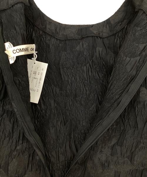 COMME des GARCONS（コムデギャルソン）COMME des GARCONS (コムデギャルソン) 裾ボリュームジャガードドレス ブラック サイズ:XS 未使用品の古着・服飾アイテム