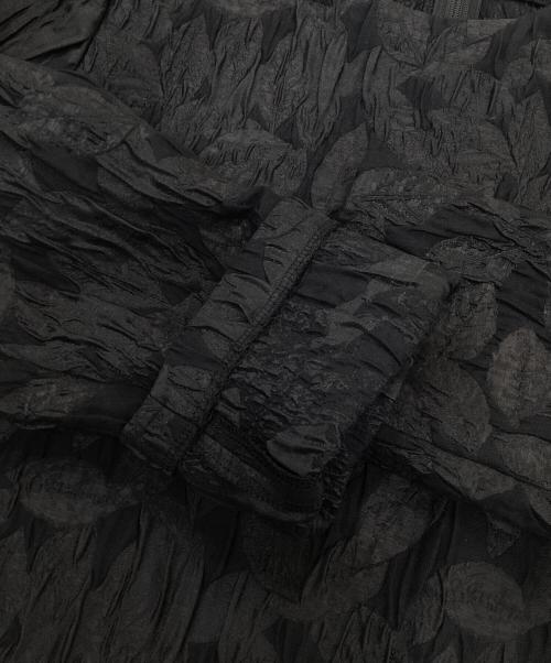 COMME des GARCONS（コムデギャルソン）COMME des GARCONS (コムデギャルソン) 裾ボリュームジャガードドレス ブラック サイズ:XS 未使用品の古着・服飾アイテム