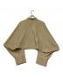 UN3D. (アンスリード) ショートギャザーシャツブルゾン ベージュ サイズ:FREE：7000円