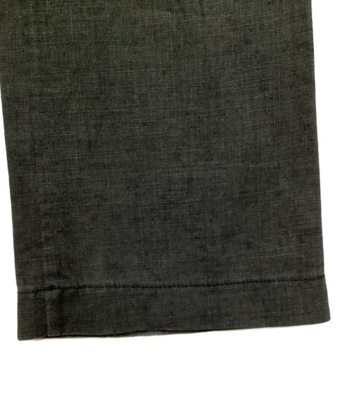 homspun（ホームスパン）homspun (ホームスパン) 高密度ハードリネンパンツ ダークグレー サイズ:Sの古着・服飾アイテム