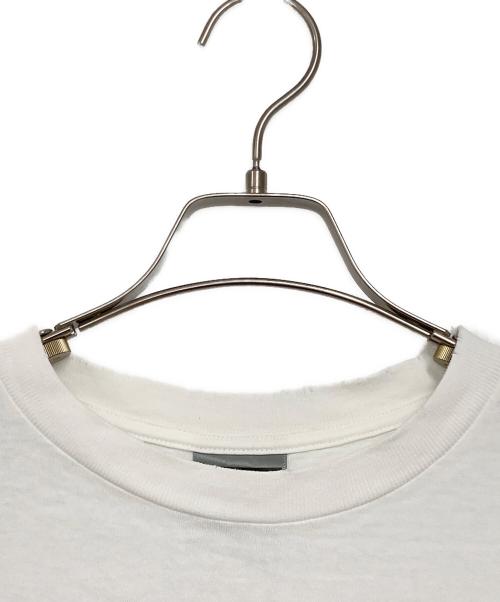 A BATHING APE（ア ベイシング エイプ）A BATHING APE (ア ベイシング エイプ) カモ柄ロゴプリントTシャツ ホワイト サイズ:Mの古着・服飾アイテム