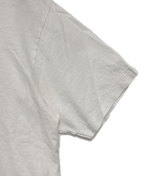 A BATHING APE（ア ベイシング エイプ）A BATHING APE (ア ベイシング エイプ) カモ柄ロゴプリントTシャツ ホワイト サイズ:Mの古着・服飾アイテム