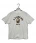 A BATHING APE（ア ベイシング エイプ）の古着「カモ柄ロゴプリントTシャツ」｜ホワイト