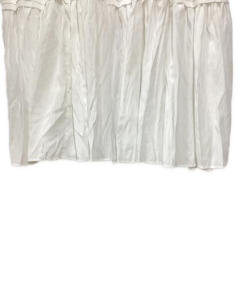 Loungedress（ラウンジドレス）Loungedress (ラウンジドレス) ドレスサテンティアードキャミワンピース ホワイト サイズ:Lの古着・服飾アイテム