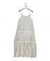 Loungedress (ラウンジドレス) ドレスサテンティアードキャミワンピース ホワイト サイズ:L：7000円
