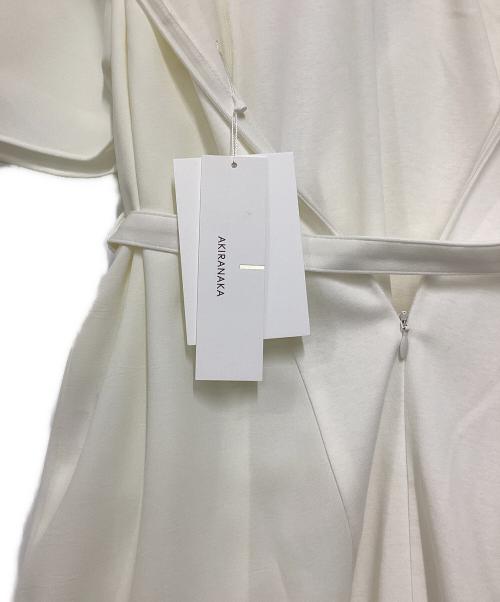 AKIRA NAKA（アキラナカ）AKIRA NAKA (アキラナカ) Heike combi tex jersey dress ホワイト サイズ:2の古着・服飾アイテム