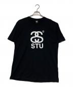 stussyステューシー）の古着「SS STU Tee」｜ブラック